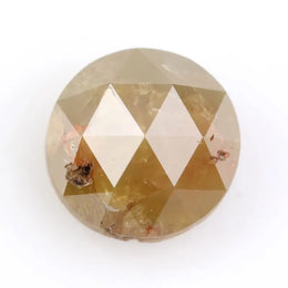 Natural Yellowish-Grey Colored Diamond Round Brilliat Cut Diamond For Fine Jewelry Loose Stone 