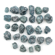 natural blue color rough diamond lot in loose uncut form