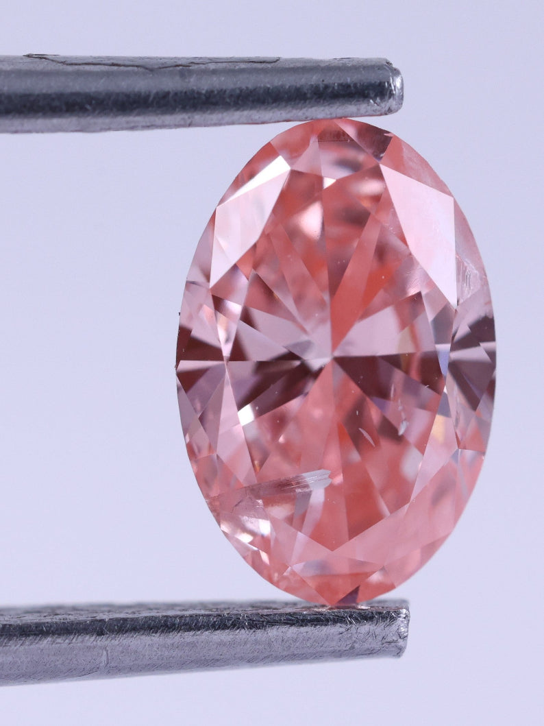 0.93 Ct Fancy Lab-Grown Diamond Oval Cut