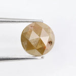 Natural Yellowish-Grey Colored Diamond Round Brilliat Cut Diamond For Fine Jewelry Loose Stone 