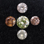 0.48 Ct Natural Fancy Diamond Lot Loose Multicolor Raw Diamonds Genuine earrings Custom Jewelry