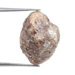 brown color rough vintage cut diamond and radiant diamond cut