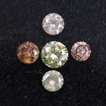 0.48 Ct Natural Fancy Diamond Lot Loose Multicolor Raw Diamonds Genuine earrings Custom Jewelry