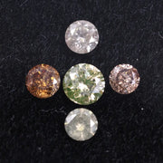 0.48 Ct Natural Fancy Diamond Lot Loose Multicolor Raw Diamonds Genuine earrings Custom Jewelry