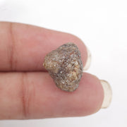 brown color rough vintage cut diamond and radiant diamond cut