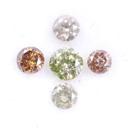 0.48 Ct Natural Fancy Diamond Lot Loose Multicolor Raw Diamonds Genuine earrings Custom Jewelry