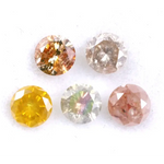 5 Piece Natural Diamond Lot – 1.31 Ct Loose Round Cut Conflict-Free Earth Mined Diamonds for Handmade Fine Jewelry & Custom Designs