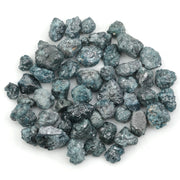 natural blue rough diamond with a raw uncut surface for jewelry designers