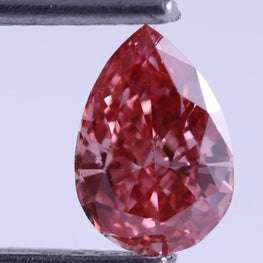 0.43 CT Pear Cut Fancy Pink Lab-Grown Diamond