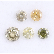 0.40 Ct Rustic Round Cut Loose Diamonds Lot, Earth Mined Salt and Pepper Diamond Lot,Fancy Color Diamond Lot , Handmade Jewelry Supplies