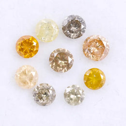 0.78 Ct Natural Loose Round Rose Cut Diamond Unique Colored Diamond Use For Jewerly 