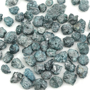 natural blue rough diamond with an uncut raw diamond, loose uncut diamond 