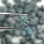 natural blue rough diamond with an uncut raw diamond, loose uncut diamond 