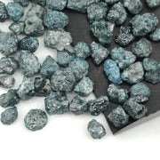 natural blue rough diamond with an uncut raw diamond, loose uncut diamond 