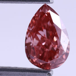 0.91 CT Lab-Grown Diamond Pink Pear Cut
