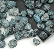 natural blue rough diamond with an uncut raw diamond, loose uncut diamond 