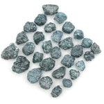 blue natural rough diamond lot with uncut raw diamonds