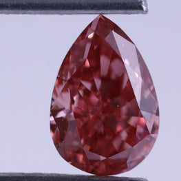 0.91 CT Lab-Grown Diamond Pink Pear Cut