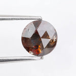 Natural 0.75Ct Fancy Round Diamond Brownish-Colored Diamond Loose Stone For Custom Fine Jewelry 