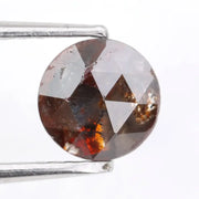 Natural 0.75Ct Fancy Round Diamond Brownish-Colored Diamond Loose Stone For Custom Fine Jewelry