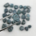 green colour raw diamond bracelet