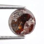 Natural 0.75Ct Fancy Round Diamond Brownish-Colored Diamond Loose Stone For Custom Fine Jewelry