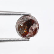 Natural 0.75Ct Fancy Round Diamond Brownish-Colored Diamond Loose Stone For Custom Fine Jewelry 