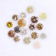 1.49 Ct Natural Loose Fancy Mix Colored Diamond Rose Round Cut Diamond Use For Custom Jewerly 