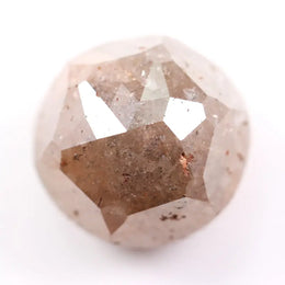 3.56 Ct Round Cut Brown Natural Diamond Loose Stone for Engagement Ring Jewelry