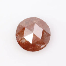 0.68Ct Natural Round Brilliant Cut Diamond Reddish-Brown Colored Diamond For Fine Jewelry Loose Stone 