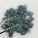 green colour diamond green raw rough diamond