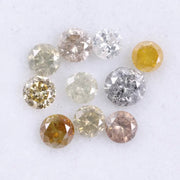 0.87 Ct Natural Loose Rose Cut Diamond Round Cut Diamond Fancy Colored Diamond Use For Jewerly 