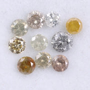 0.87 Ct Natural Loose Rose Cut Diamond Round Cut Diamond Fancy Colored Diamond Use For Jewerly 