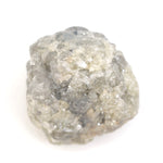 grey color rough raw ring and diamond looking stone