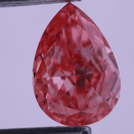 0.77 CT Pear Cut Fancy Pink Lab-Grown Diamond