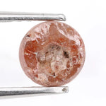 0.68Ct Natural Round Brilliant Cut Diamond Reddish-Brown Colored Diamond For Fine Jewelry Loose Stone 