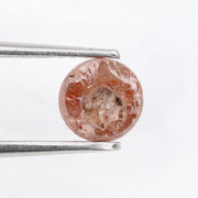 0.68Ct Natural Round Brilliant Cut Diamond Reddish-Brown Colored Diamond For Fine Jewelry Loose Stone 