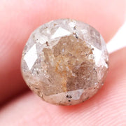 3.56 Ct Round Cut Brown Natural Diamond Loose Stone for Engagement Ring Jewelry