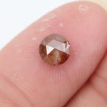 0.68Ct Natural Round Brilliant Cut Diamond Reddish-Brown Colored Diamond For Fine Jewelry Loose Stone 