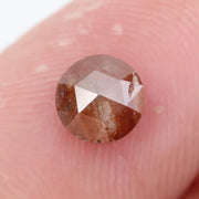 0.68Ct Natural Round Brilliant Cut Diamond Reddish-Brown Colored Diamond For Fine Jewelry Loose Stone 