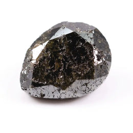 3.83 carat black pear cut  Natural diamond with brilliant teardrop shape and warm chocolate sparkle, loose certified stone for custom engagement ring or luxury fine jewelry design