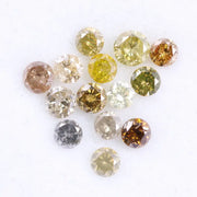 1.30 Ct Round Rose Cut Diamond Natural Loose Fancy Colored Diamond Use For Custom Jewerly 