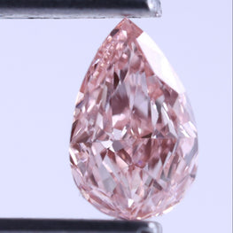 0.33 CT Pear Cut Pink Lab-Grown Diamond