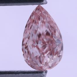 0.33 CT Pear Cut Pink Lab-Grown Diamond