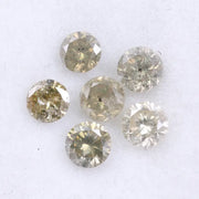 0.98 Ct Round Cut Diamond Natural Loose Fancy Mix Colored Diamond Use For Custom Jewerly 