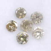 0.98 Ct Round Cut Diamond Natural Loose Fancy Mix Colored Diamond Use For Custom Jewerly 