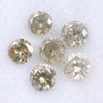 0.98 Ct Salt and Pepper Diamond Lot – 6 Pieces Fancy Natural Loose Rustic Diamonds, Earth Mined Conflict-Free Gems for Artisan Jewelry