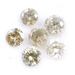 0.98 Ct Salt and Pepper Diamond Lot – 6 Pieces Fancy Natural Loose Rustic Diamonds, Earth Mined Conflict-Free Gems for Artisan Jewelry