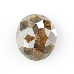 2.03 Ct oval cut brown natural diamond with warm color and brilliant sparkle for premium rare statement jewelry