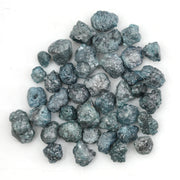 natural blue rough diamond with raw uncut texture for jewelry making and custom designs